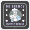 The_Muppets___De_Beency_Bouncy_Burger_Logo_Square_Sticker_1 The Muppets De Beency Bouncy Burger Logo Square Sticker