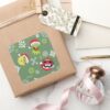 The_Muppets___Merry_Christmas_Pattern_Square_Sticker_5 The Muppets Merry Christmas Pattern Square Sticker