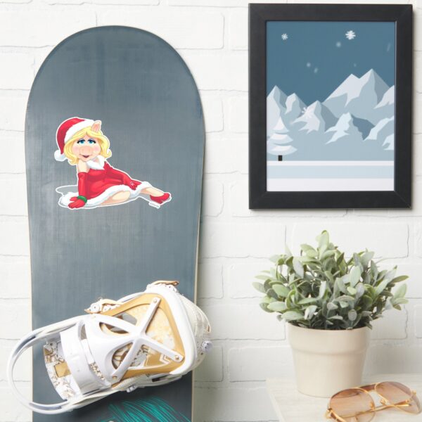 The_Muppets___Miss_Piggy_Santa_Claus_Sticker_7 The Muppets Miss Piggy Santa Claus Sticker