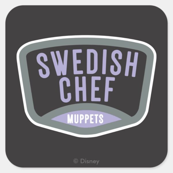The_Muppets___Swedish_Chef_Square_Sticker_1 The Muppets Swedish Chef Square Sticker