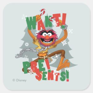 The Muppets Want Presents Square Sticker