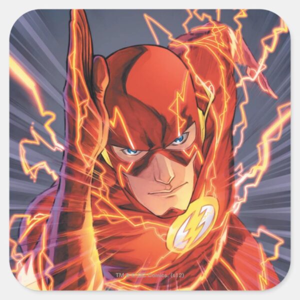 The New 52 The Flash 1 Square Sticker