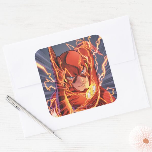 The New 52 The Flash 1 Square Sticker