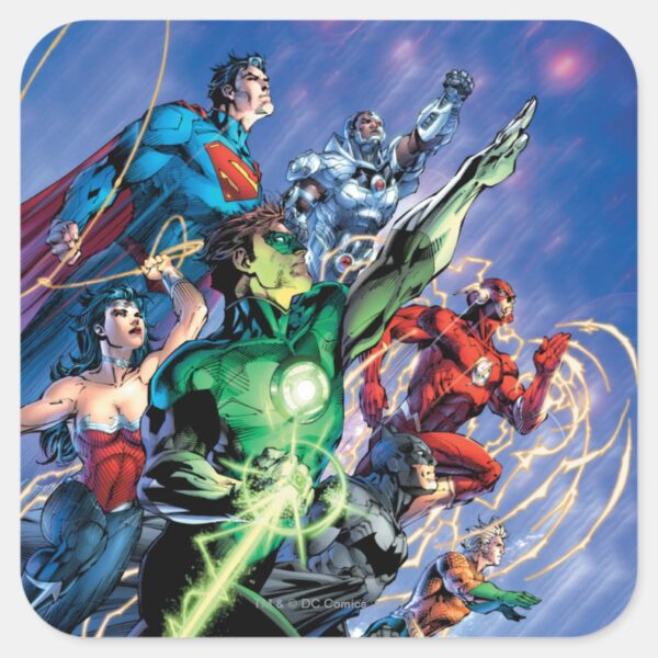 The_New_52_Cover_#1_3rd_Print_Square_Sticker_1 The New 52 Cover 1 3rd Print Square Sticker