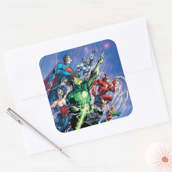 The_New_52_Cover_#1_3rd_Print_Square_Sticker_3 The New 52 Cover 1 3rd Print Square Sticker