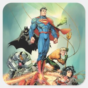 The New 52 Cover 3 Capullo Variant Square Sticker