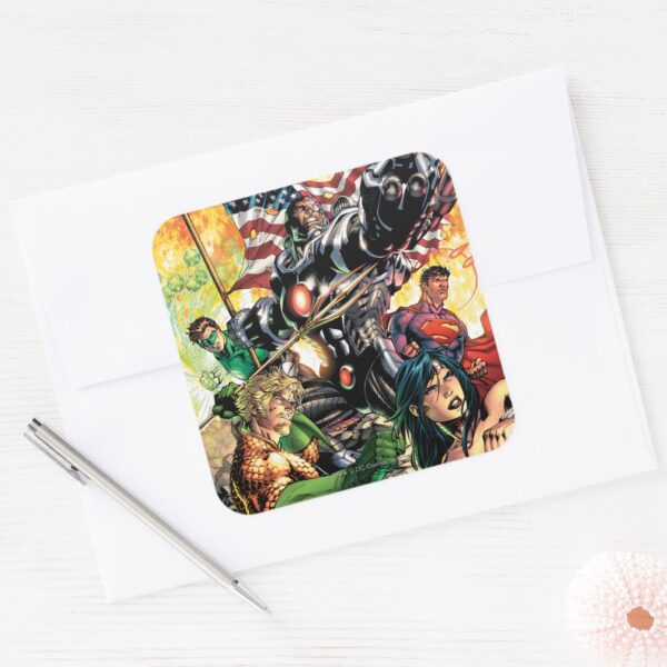 The_New_52_Cover_#5_Square_Sticker_3 The New 52 Cover 5 Square Sticker