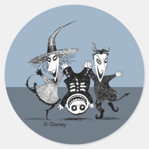 The Oogie Boogie Boys Classic Round Sticker
