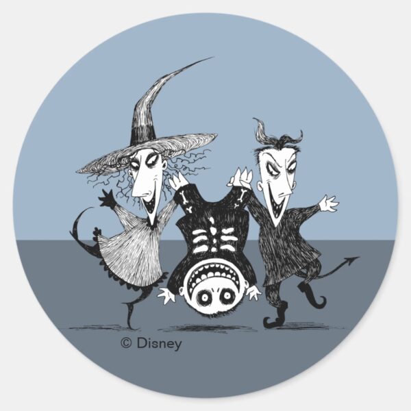 The_Oogie_Boogie_Boys_Classic_Round_Sticker_1 The Oogie Boogie Boys Classic Round Sticker