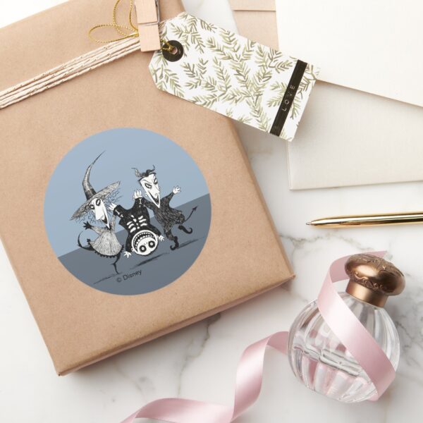 The_Oogie_Boogie_Boys_Classic_Round_Sticker_5 The Oogie Boogie Boys Classic Round Sticker