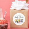 The_Peanuts_Gang___Baby_Shower_Classic_Round_Sticker_7 The Peanuts Gang Baby Shower Classic Round Sticker