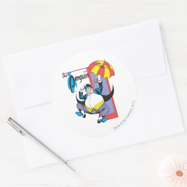 The_Penguin_2_Classic_Round_Sticker_3 The Penguin 2 Classic Round Sticker