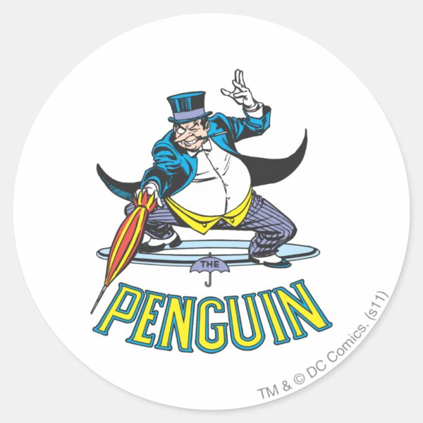 The_Penguin_Classic_Round_Sticker_1 The Penguin Classic Round Sticker