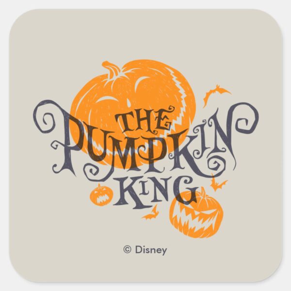 The_Pumpkin_King___Pumpkin_Graphic_Square_Sticker_2 The Pumpkin King Pumpkin Graphic Square Sticker