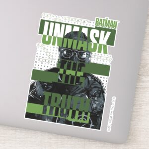 The Riddler Unmask The Truth Sticker