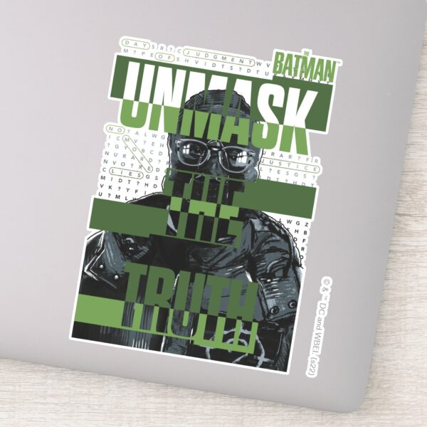 The_Riddler_-_Unmask_The_Truth_Sticker_1 The Riddler Unmask The Truth Sticker