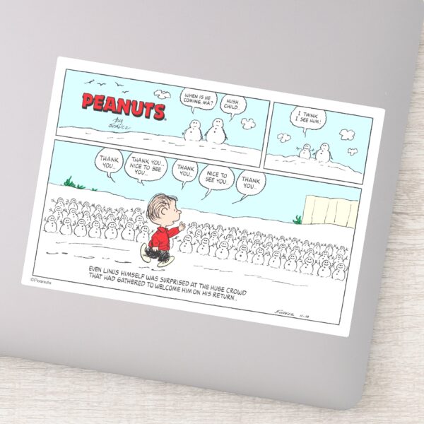 The_Snowmen_Welcome_Linus_Sticker_9 The Snowmen Welcome Linus Sticker