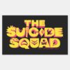 The Suicide Squad Character Icon Logo Rectangular Sticker