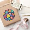 The Suicide Squad Harley Quinn Badge Pattern Classic Round Sticker