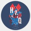 The Suicide Squad Harley Quinn Fern Diamonds Classic Round Sticker