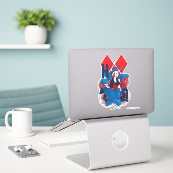 The Suicide Squad Harley Quinn Fern Diamonds Sticker