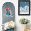 The Suicide Squad Harley Quinn Floral Diamond Sticker