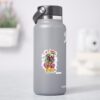 The Suicide Squad Harley Quinn Flowers Rainbow Sticker