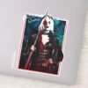 The Suicide Squad Harley Quinn Green Ferns Sticker