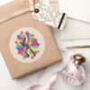 The Suicide Squad Polka Dot Man Psychedelic Classic Round Sticker