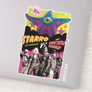 The Suicide Squad Starro Vs The Suicide Squad Sticker