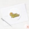 The Winged Wonders Logo Classic Round Sticker