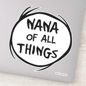 Thing One Thing Two Nana Of All Things Sticker