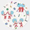 Thing_One_Thing_Two_Celebration_Pattern_Classic_Round_Sticker_1 Thing One Thing Two Celebration Pattern Classic Round Sticker