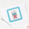 Thing_One_Thing_Two___Twins_Baby_Shower_Square_Sticker_3 Thing One Thing Two Twins Baby Shower Square Sticker