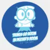 Things_Go_Boom_In_Dexter's_Room_Classic_Round_Sticker_1 Things Go Boom In Dexters Room Classic Round Sticker