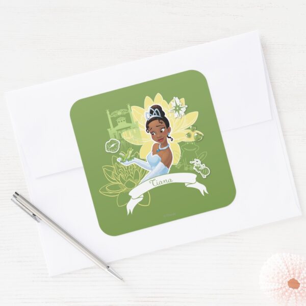 Tiana_-_Cooking_up_a_Dream_Square_Sticker_3 Tiana Cooking Up A Dream Square Sticker