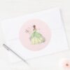 Tiana_-_Fairy_Tale_Dreams_Classic_Round_Sticker_3 Tiana Fairy Tale Dreams Classic Round Sticker