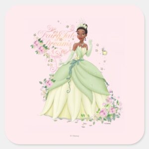Tiana Fairy Tale Dreams Square Sticker