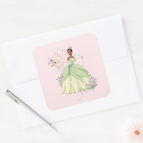 Tiana_-_Fairy_Tale_Dreams_Square_Sticker_3 Tiana Fairy Tale Dreams Square Sticker