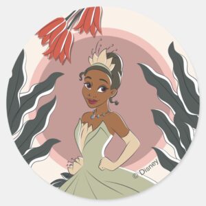 Tiana Captured Moment Classic Round Sticker