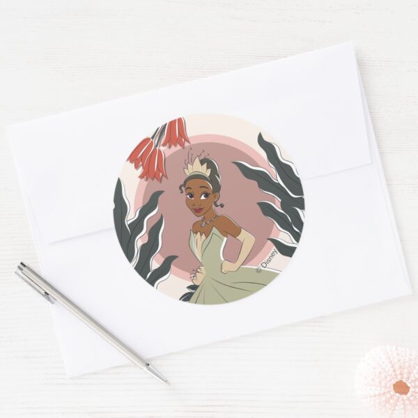 Tiana_Captured_Moment_Classic_Round_Sticker_3 Tiana Captured Moment Classic Round Sticker
