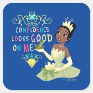 Tiana Confidence Looking Good On Me Square Sticker