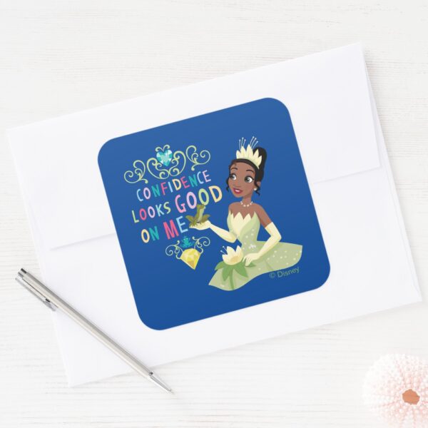 Tiana Confidence Looking Good On Me Square Sticker