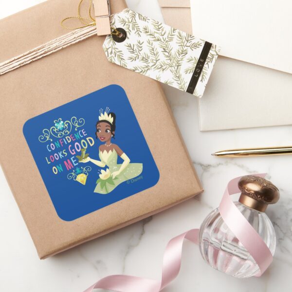 Tiana Confidence Looking Good On Me Square Sticker