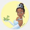 Tiana___Loyalty_Is_Royalty_Classic_Round_Sticker_1 Tiana Loyalty Is Royalty Classic Round Sticker