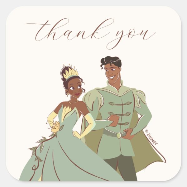 Tiana_and_Naveen_Wedding_Thank_You_Square_Sticker_2 Tiana And Naveen Wedding Thank You Square Sticker