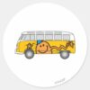 Tickle_Bus_Classic_Round_Sticker_1 Tickle Bus Classic Round Sticker