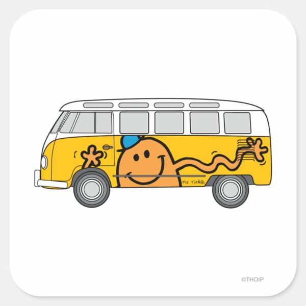 Tickle_Bus_Square_Sticker_1 Tickle Bus Square Sticker
