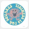 Tidiness_Is_For_Squares_Square_Sticker_1 Tidiness Is For Squares Square Sticker