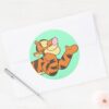 Tigger 10 Classic Round Sticker
